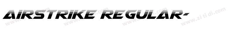 Airstrike Regular字体转换
